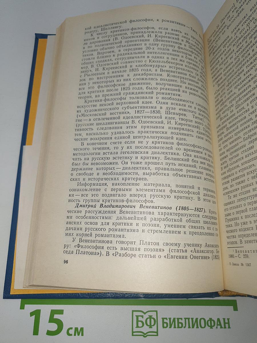 История русской критики XVIII - начала XX веков