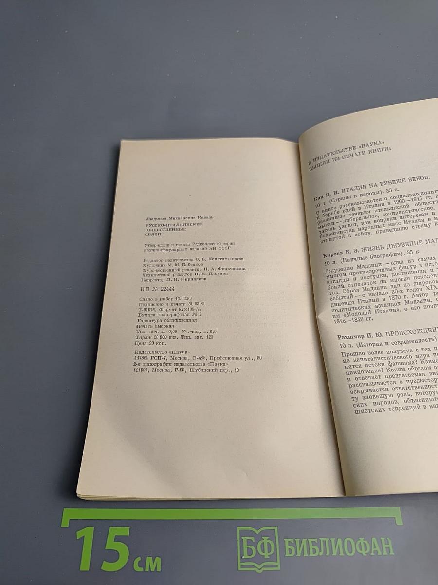 Русско-итальянские общественные связи