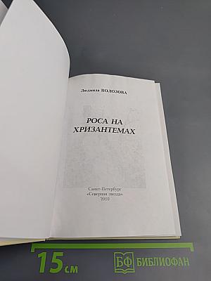 Роса на хризантемах