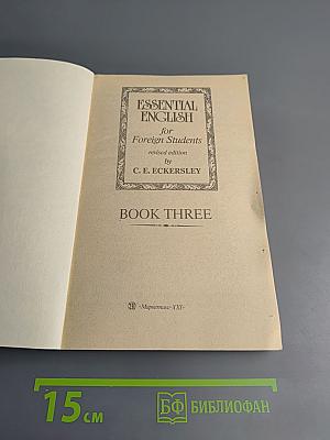 Essential English for Foreign Students Book Three