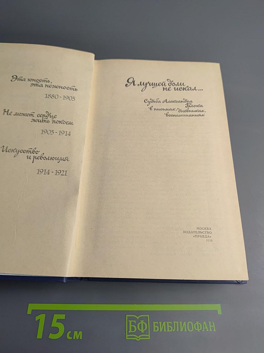 Я лучшей доли не искал... Судьба Александра Блока в письмах, дневниках, воспоминаниях