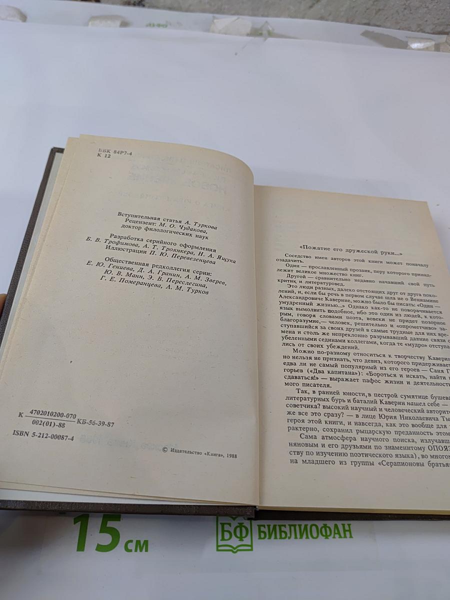 Писатели о писателях. Новое зрение. Книга о Юрии Тынянове