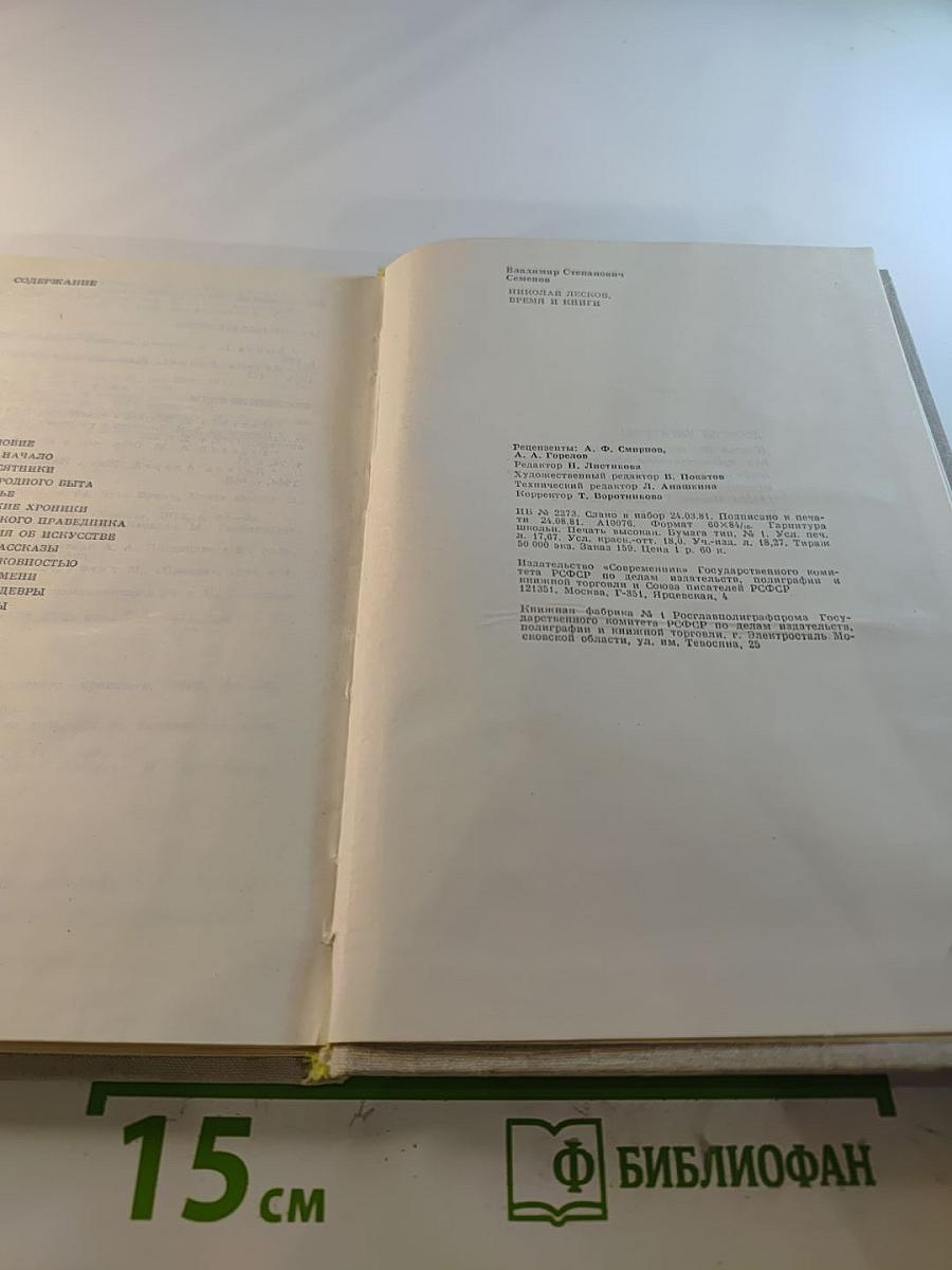 Николай Лесков - Время и книги