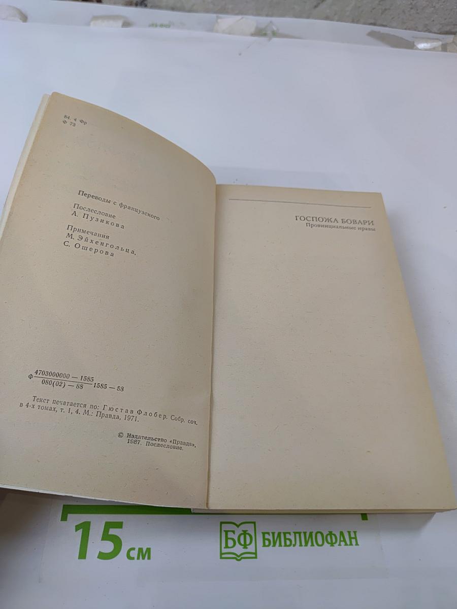 Госпожа Бовари. Новеллы