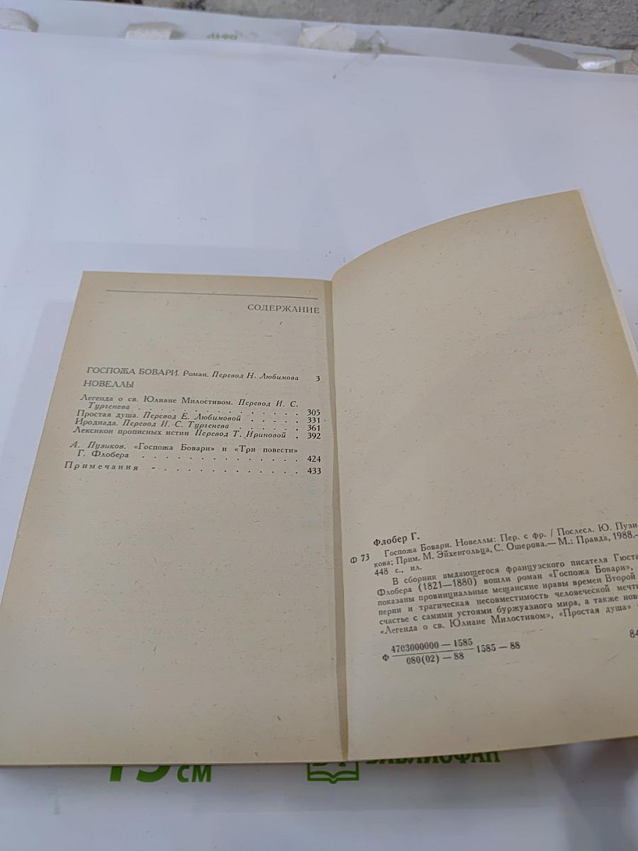 Госпожа Бовари. Новеллы