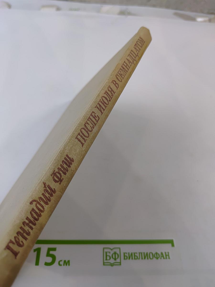 После июля в семнадцатом