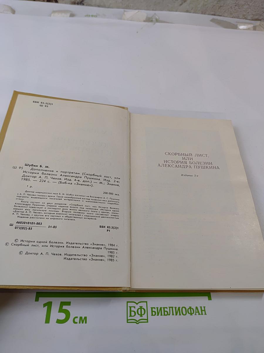 Дополнение к портретам