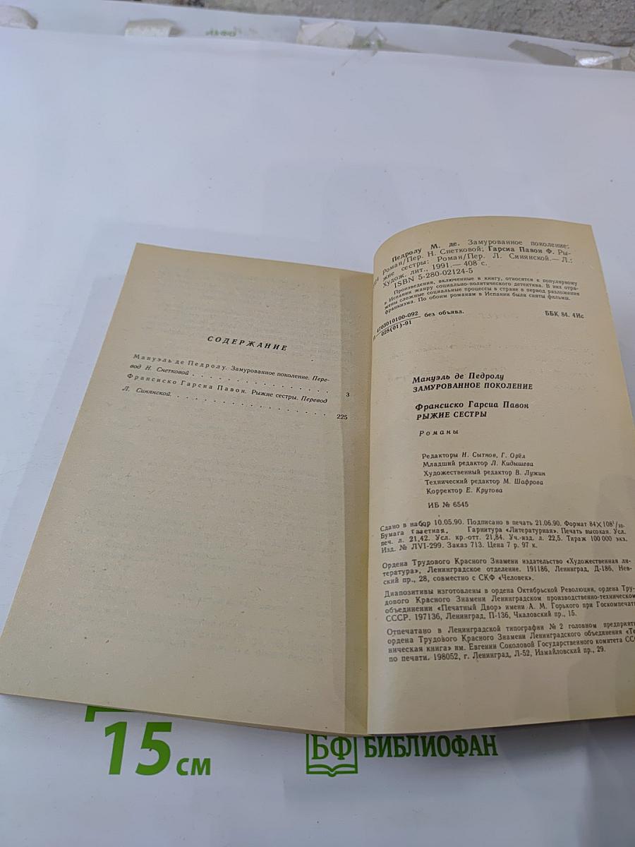 Замурованное поколение. Рыжие сестры