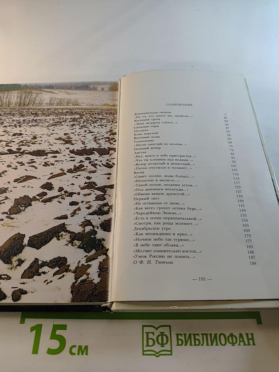 Жизнь природы там слышна: Стихи Ф.И. Тютчева