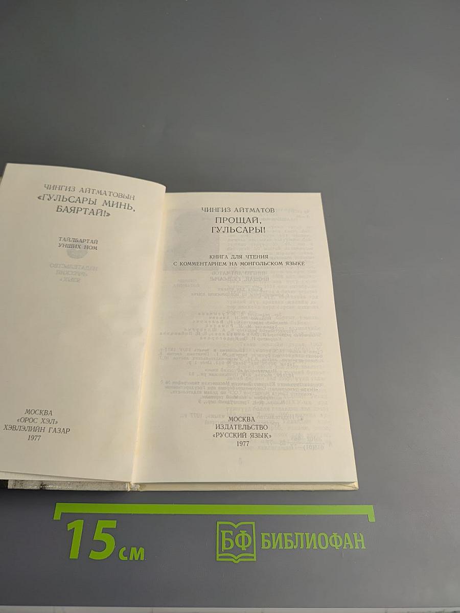 Прощай, Гульсары!