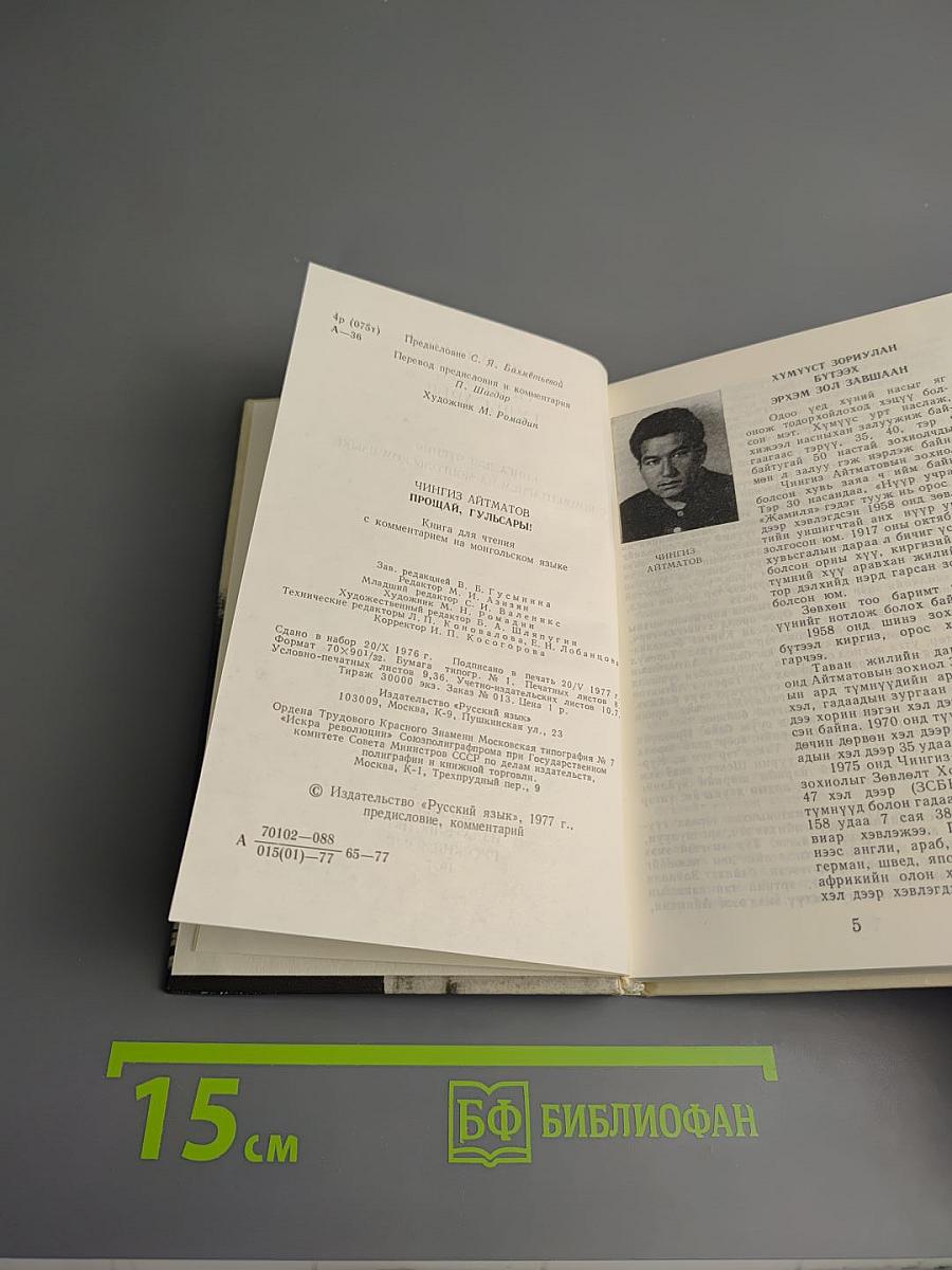 Прощай, Гульсары!