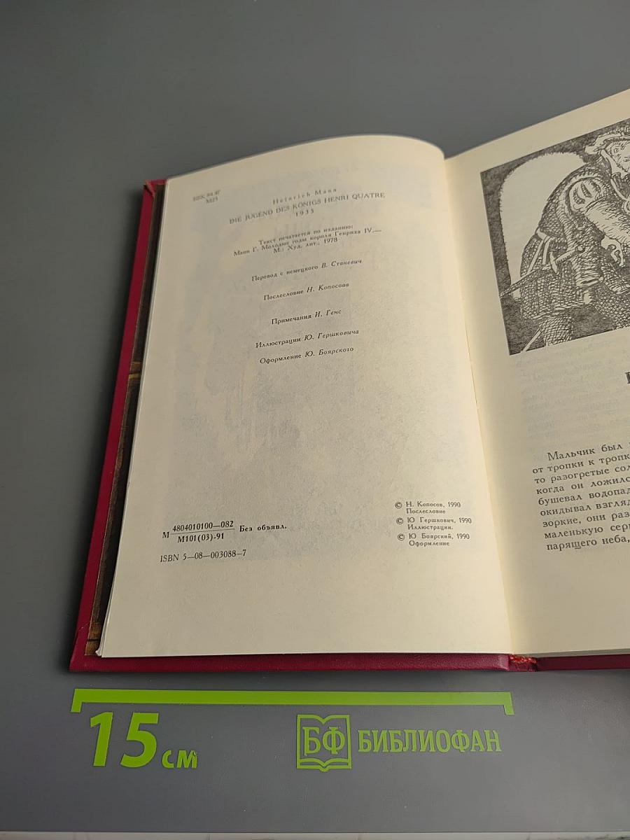 Молодые годы короля Генриха IV