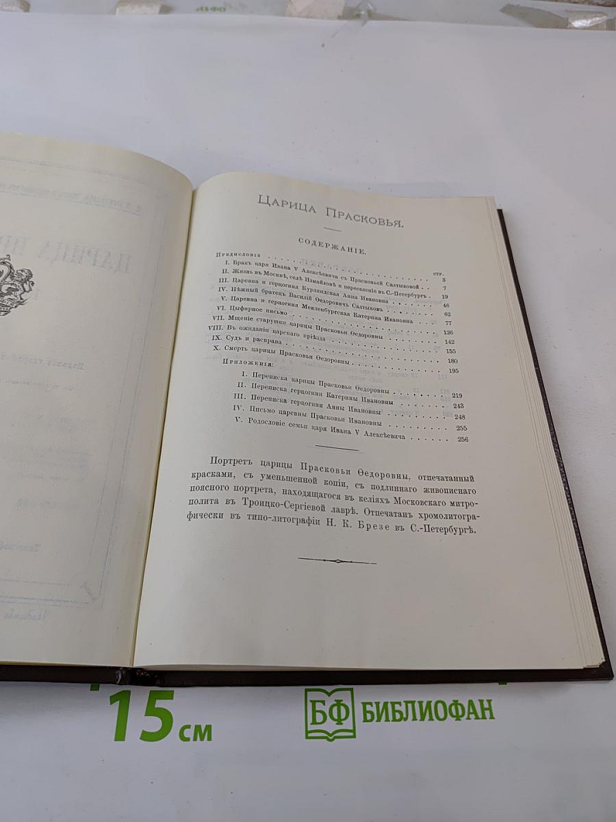 Царица Прасковья. 1664-1723. Очерк из русской истории XVIII века