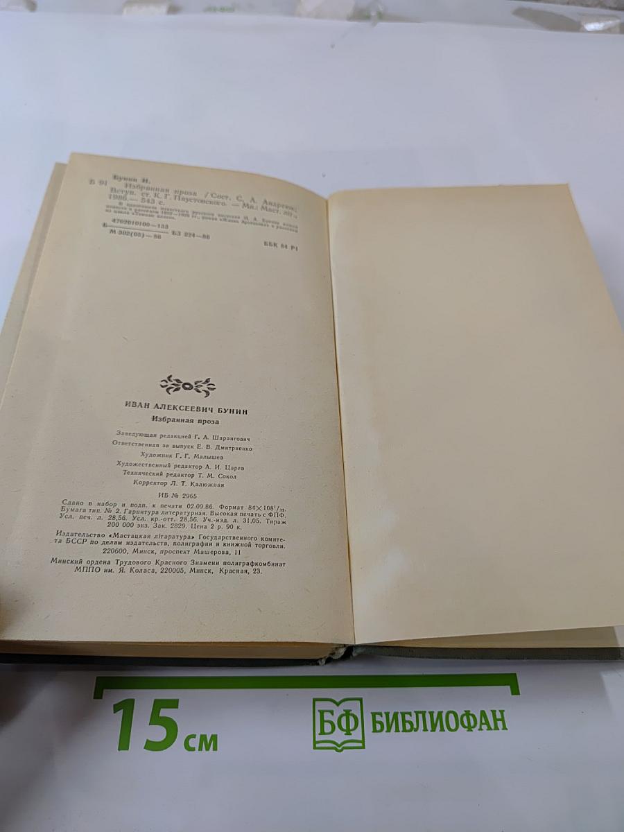 Избранная проза