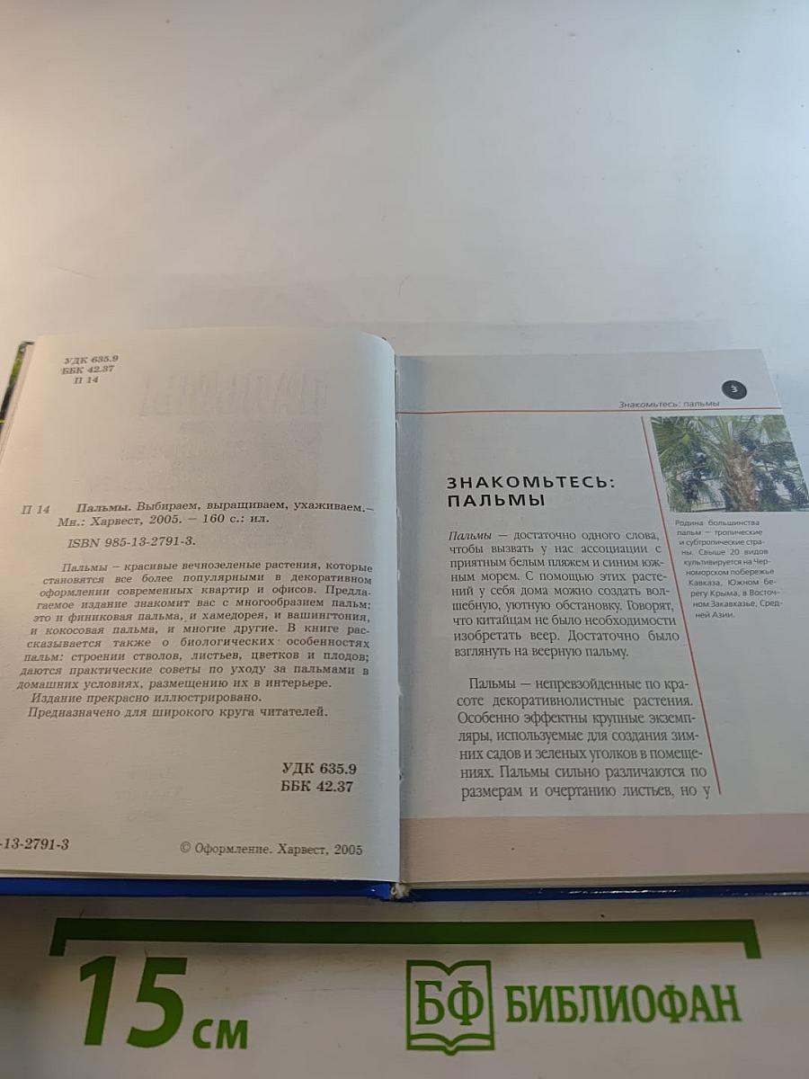 Пальмы: Выбираем, выращиваем, ухаживаем