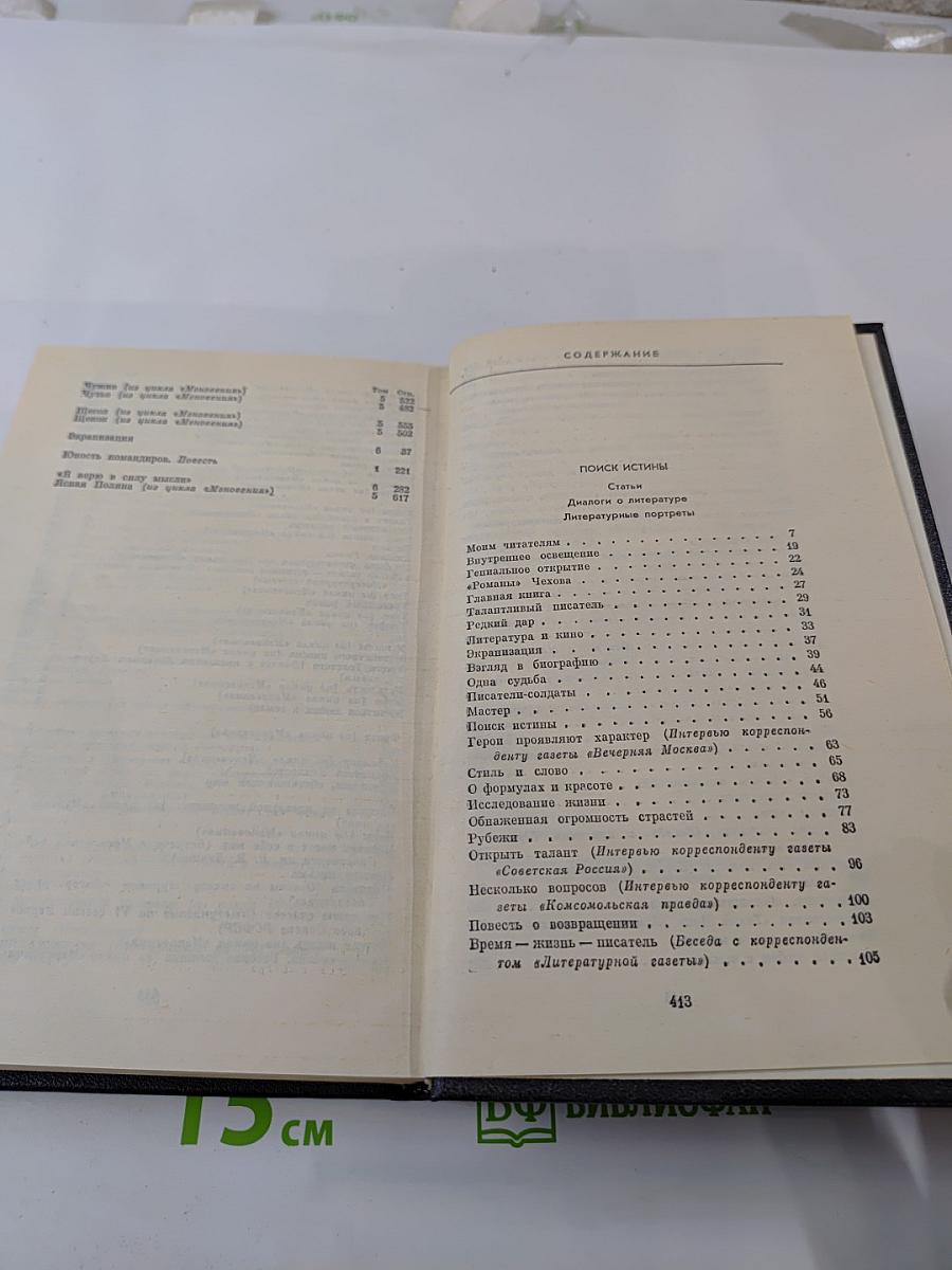 Собрание сочинений. Том шестой: Поиск истины. Статьи, диалоги о литературе, литературные портреты