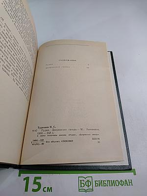 Рудин. Дворянское гнездо