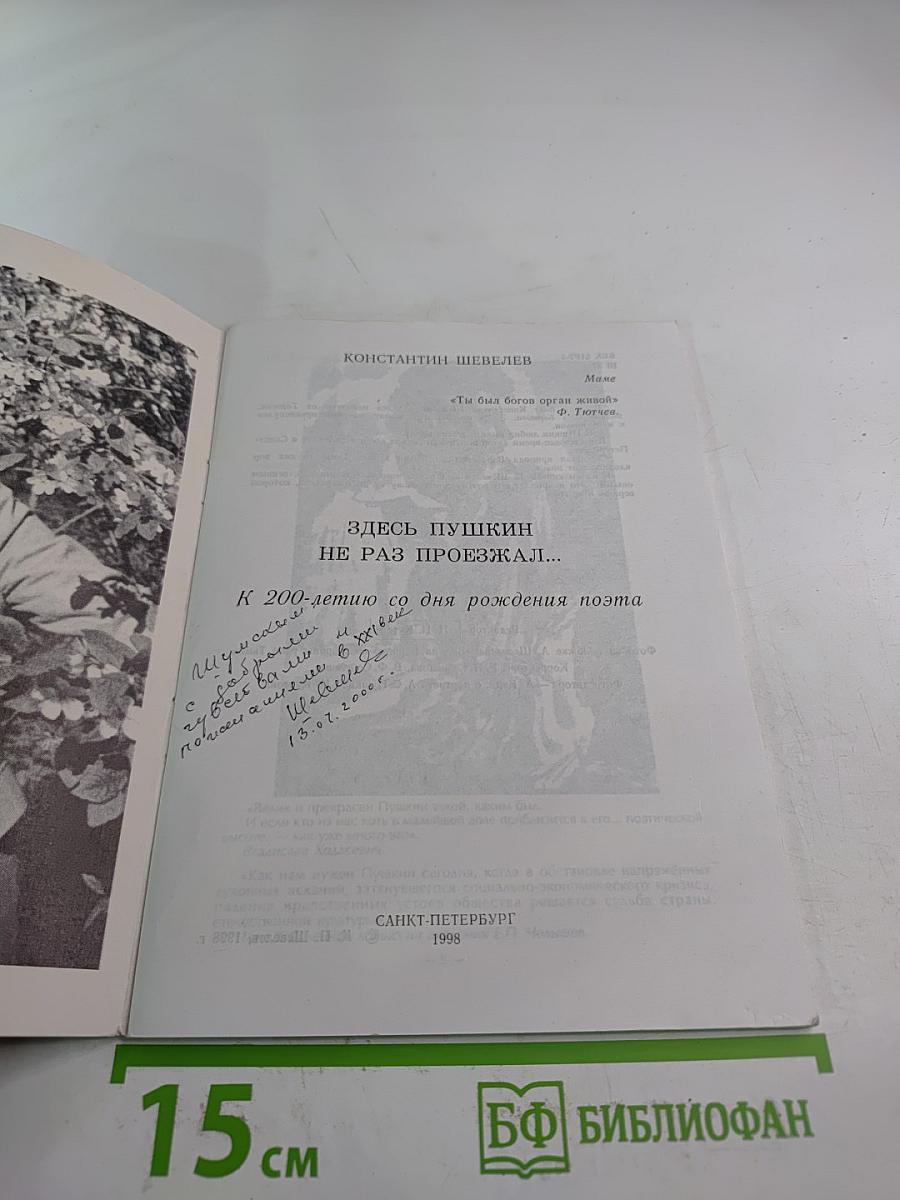 Здесь Пушкин не раз проезжал...