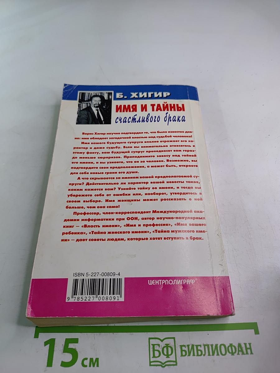 Имя и тайны счастливого брака