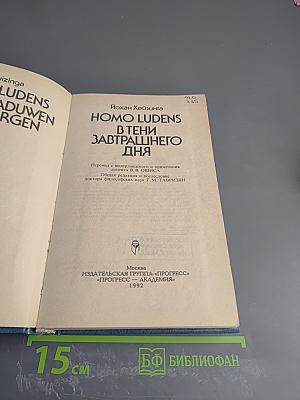 Homo Ludens. В тени завтрашнего дня