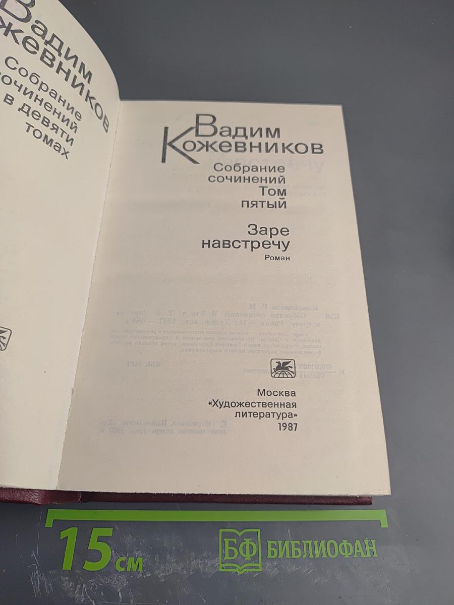 Собрание сочинений. Том пятый. Заре навстречу