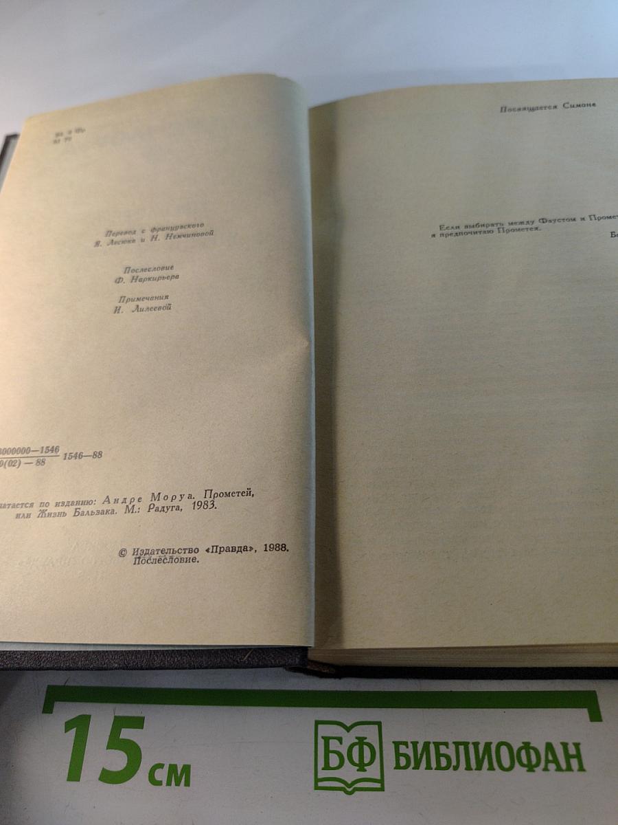 Прометей. Или Жизнь Бальзака