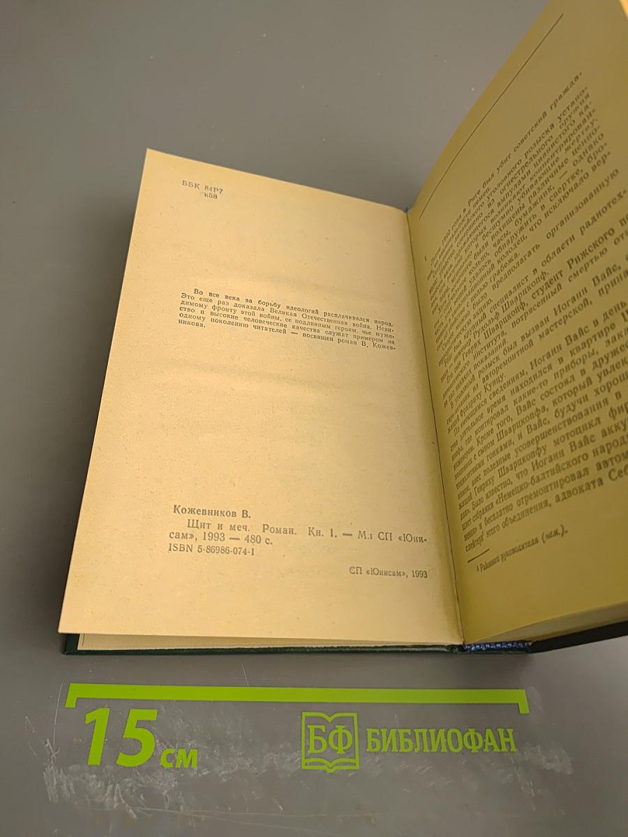 Щит и меч. Книга 1