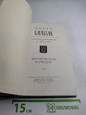 Собрание сочинений в 24 томах. Том 15. Человеческая комедия