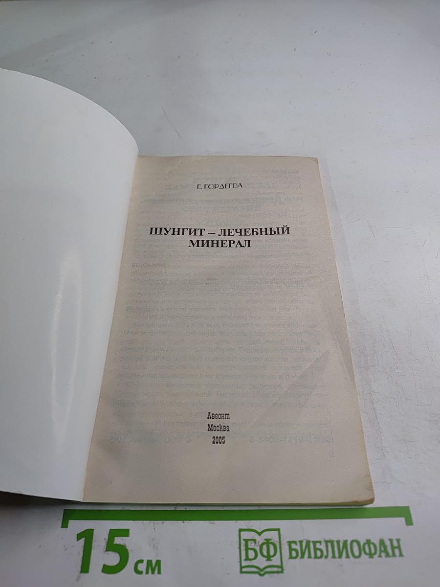 Шунгит – Лечебный минерал