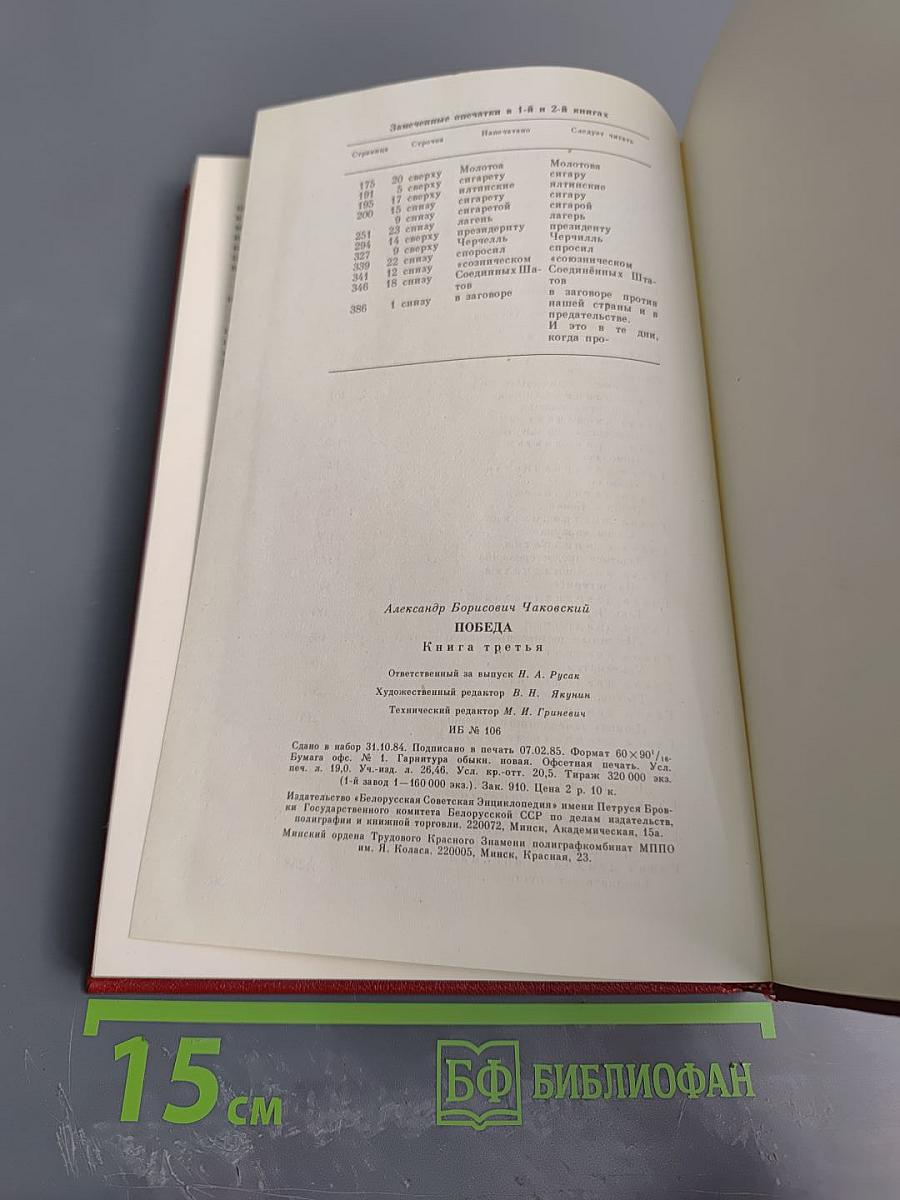 Победа. Книга третья