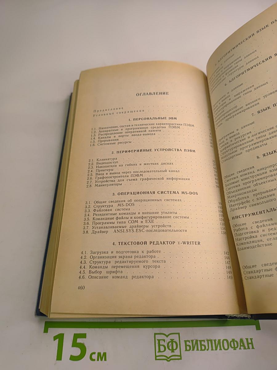 Программное и лингвистическое обеспечение персональных ЭВМ. Системы общего назначения