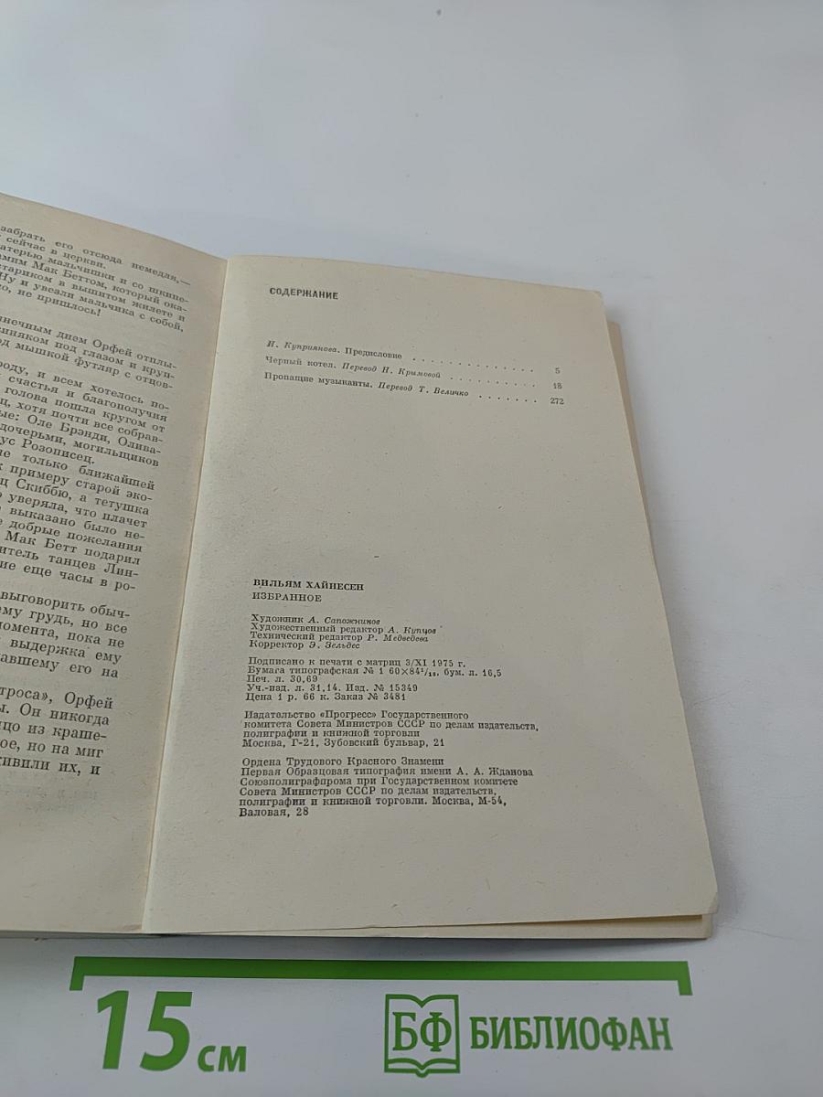 Вильям Хайнесен. Черный котел. Пропавшие музы