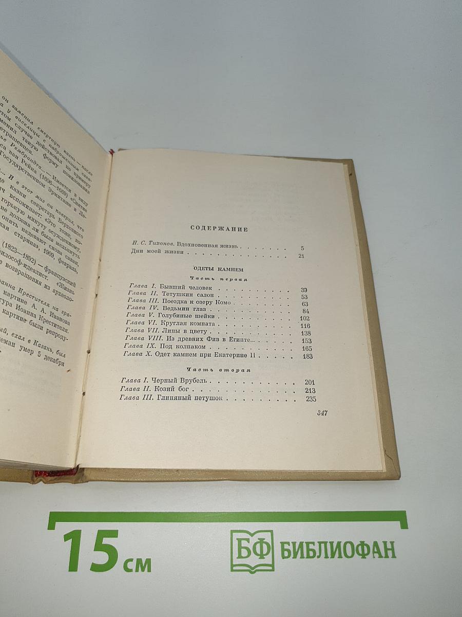 Одеты камнем