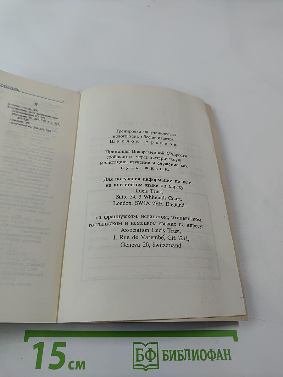 Письма об оккультной медитации