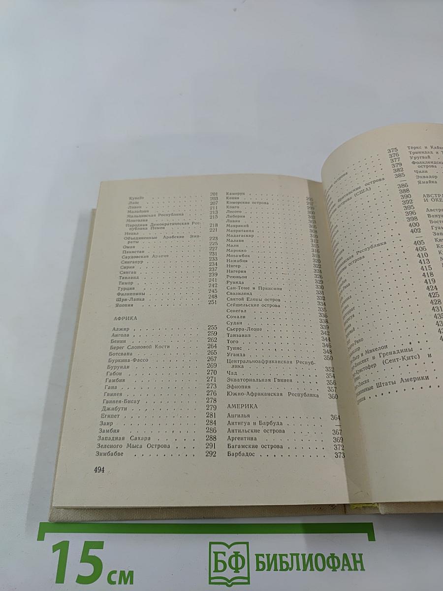 Страны мира. Краткий политико-экономический справочник 1984