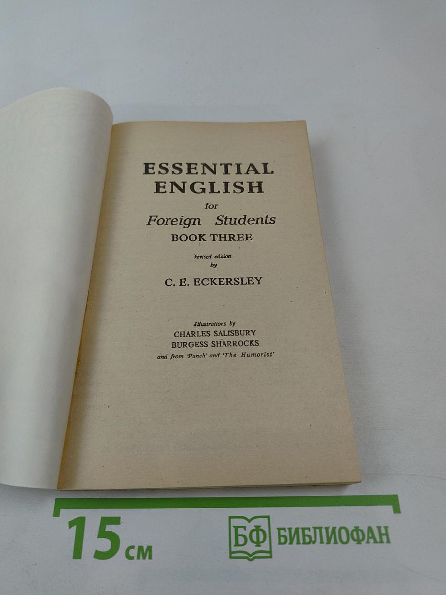 Essential English for Foreign Students Book Three