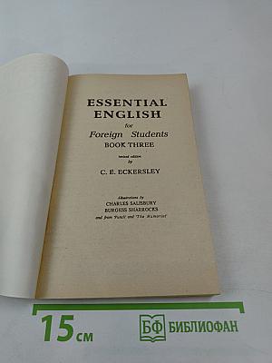 Essential English for Foreign Students Book Three