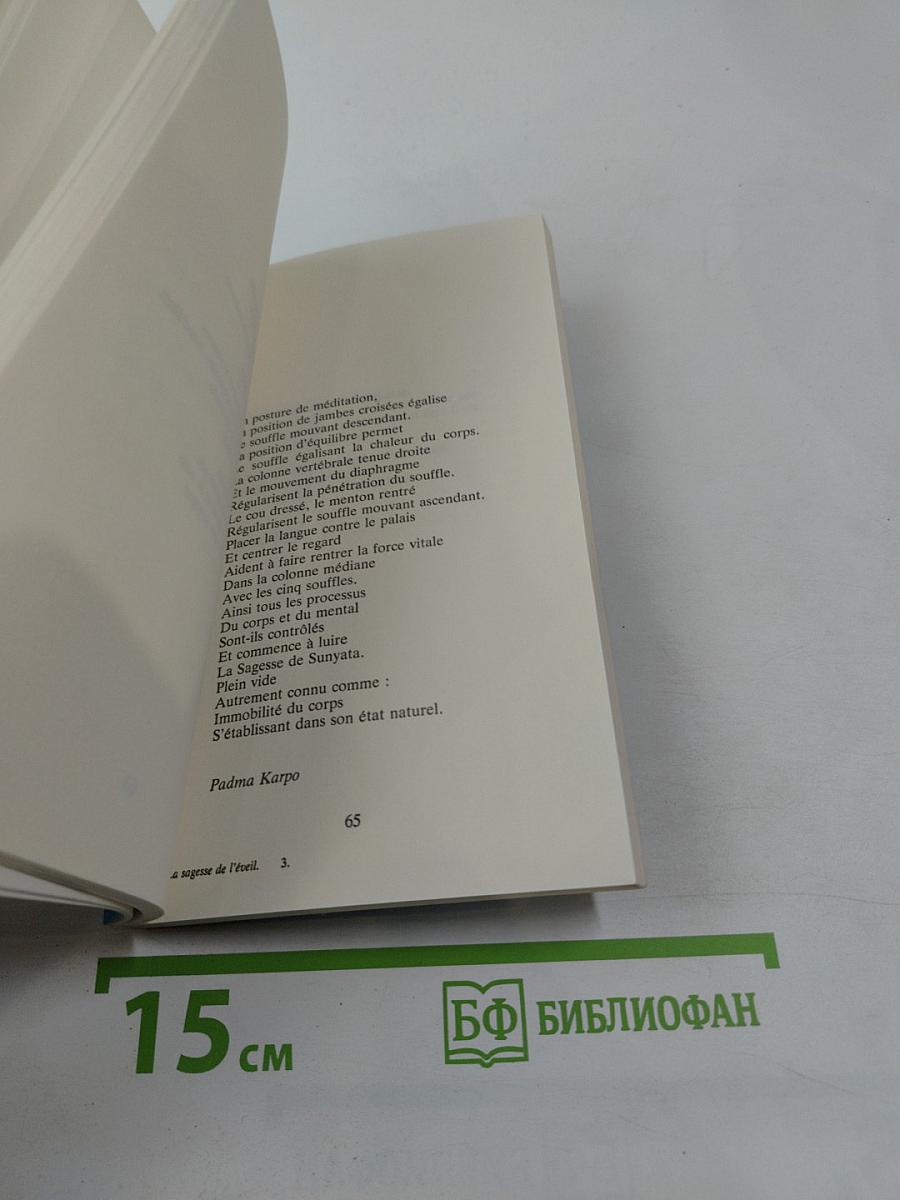 LA SAGESSE DE L'EVEIL Textes pour la méditation