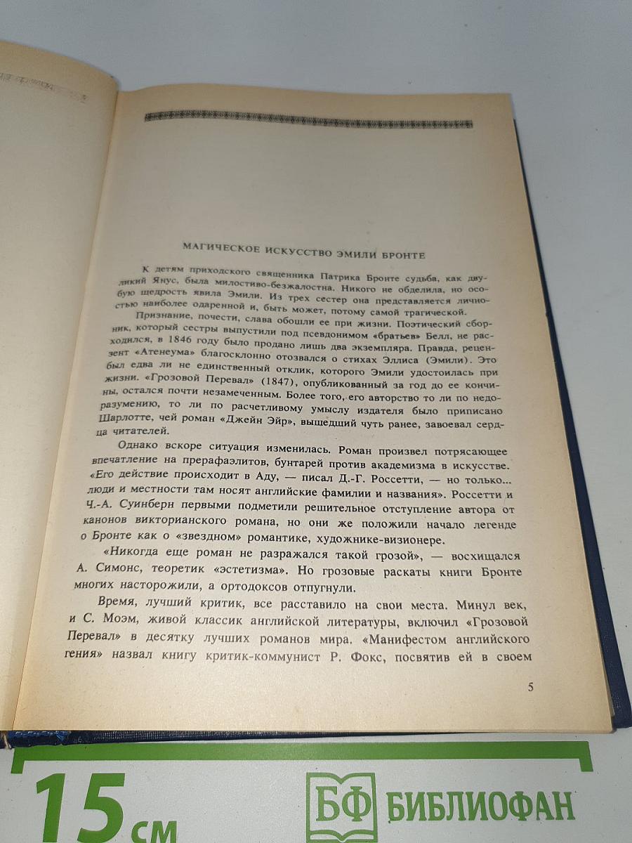 Грозовой перевал. Стихотворения