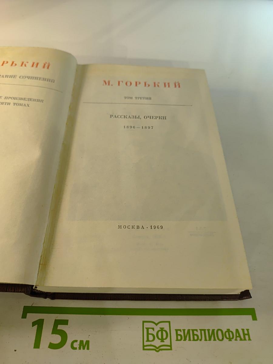 Собрание сочинений в десяти томах. Том третий. Рассказы, очерки 1896-1897