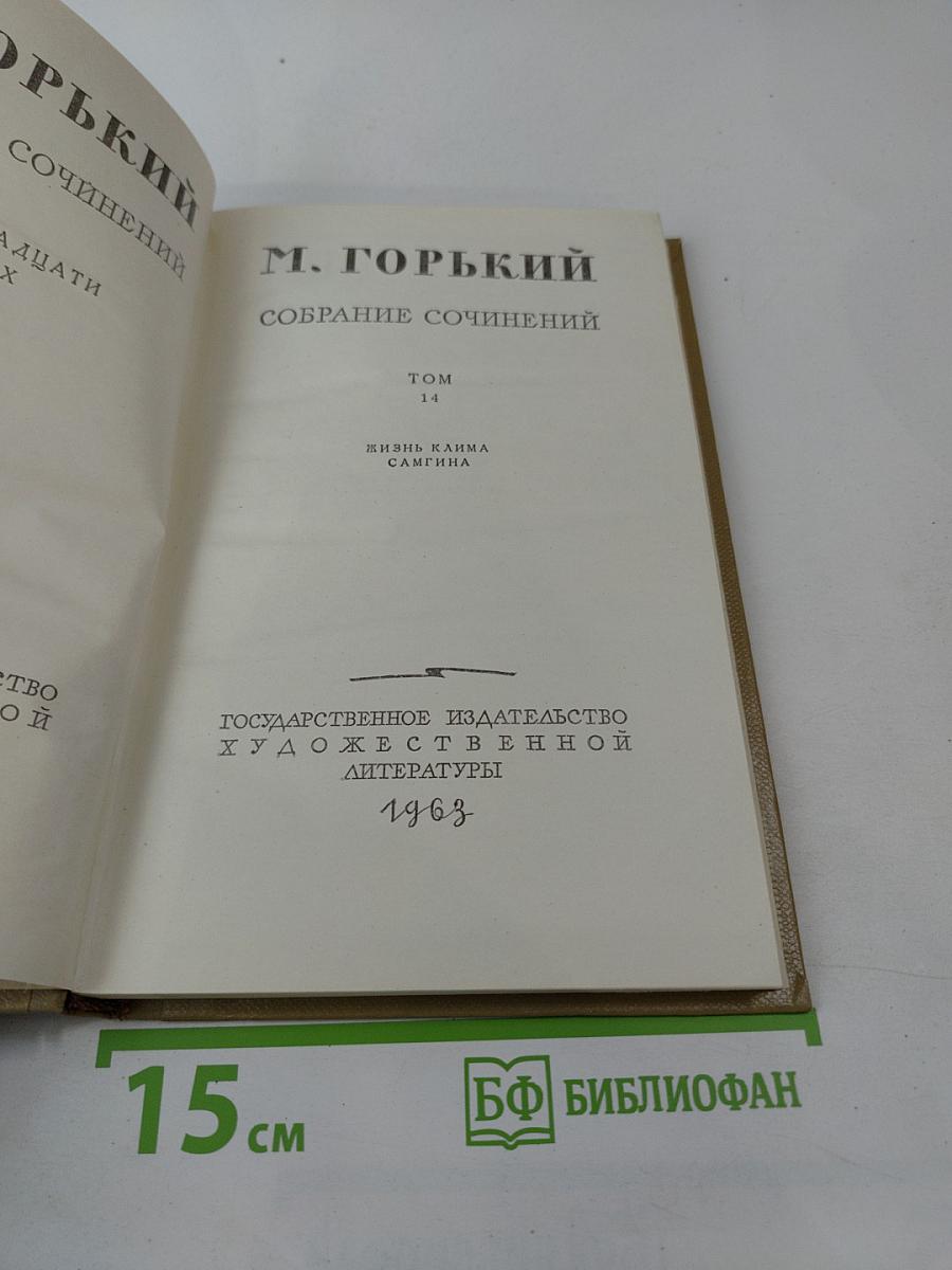 Жизнь Клима Самгина. Том 14. Собрание сочинений