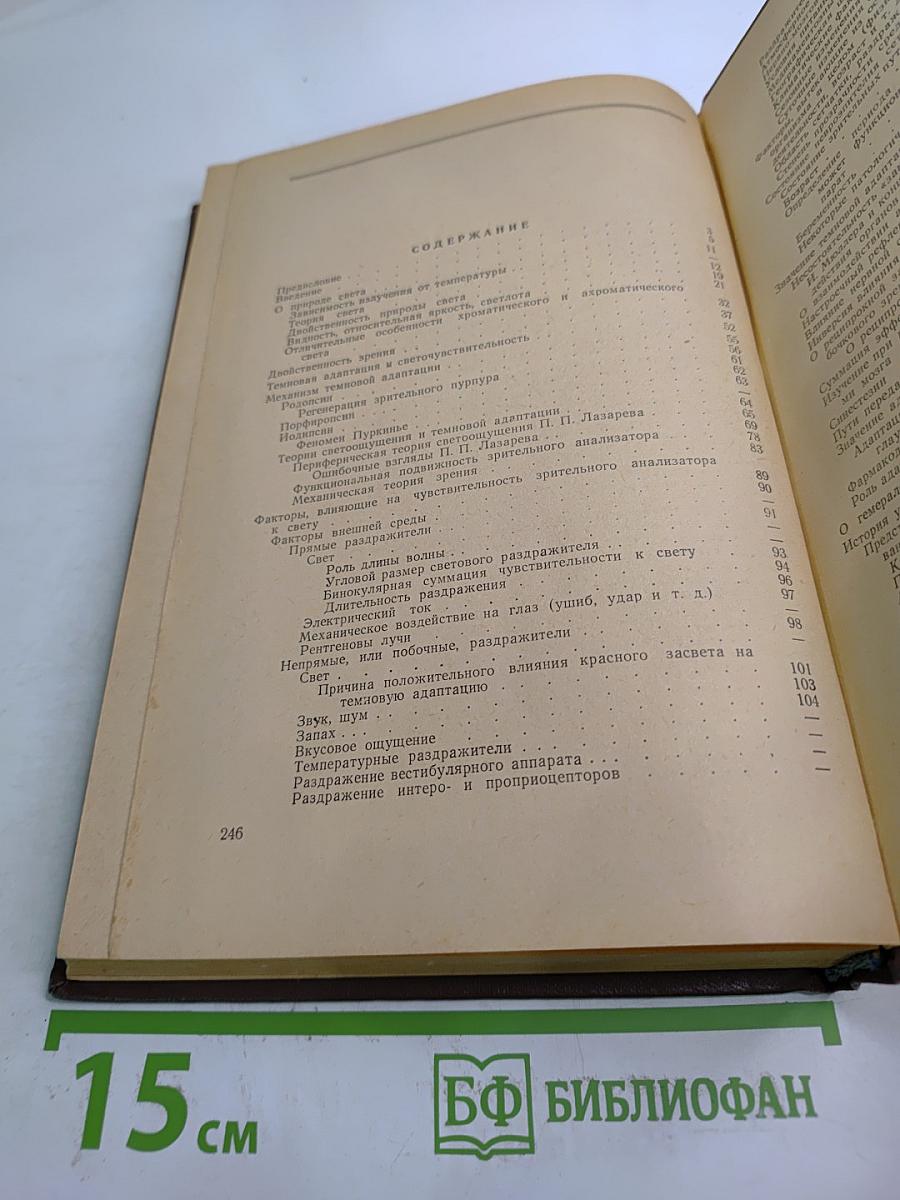 О зрительной темновой адаптации