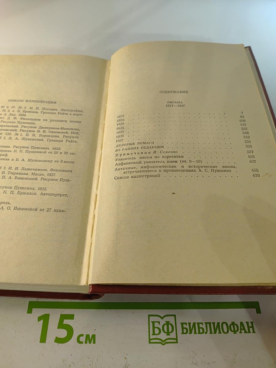 Собрание сочинений. Том десятый. Письма 1831-1837 годов