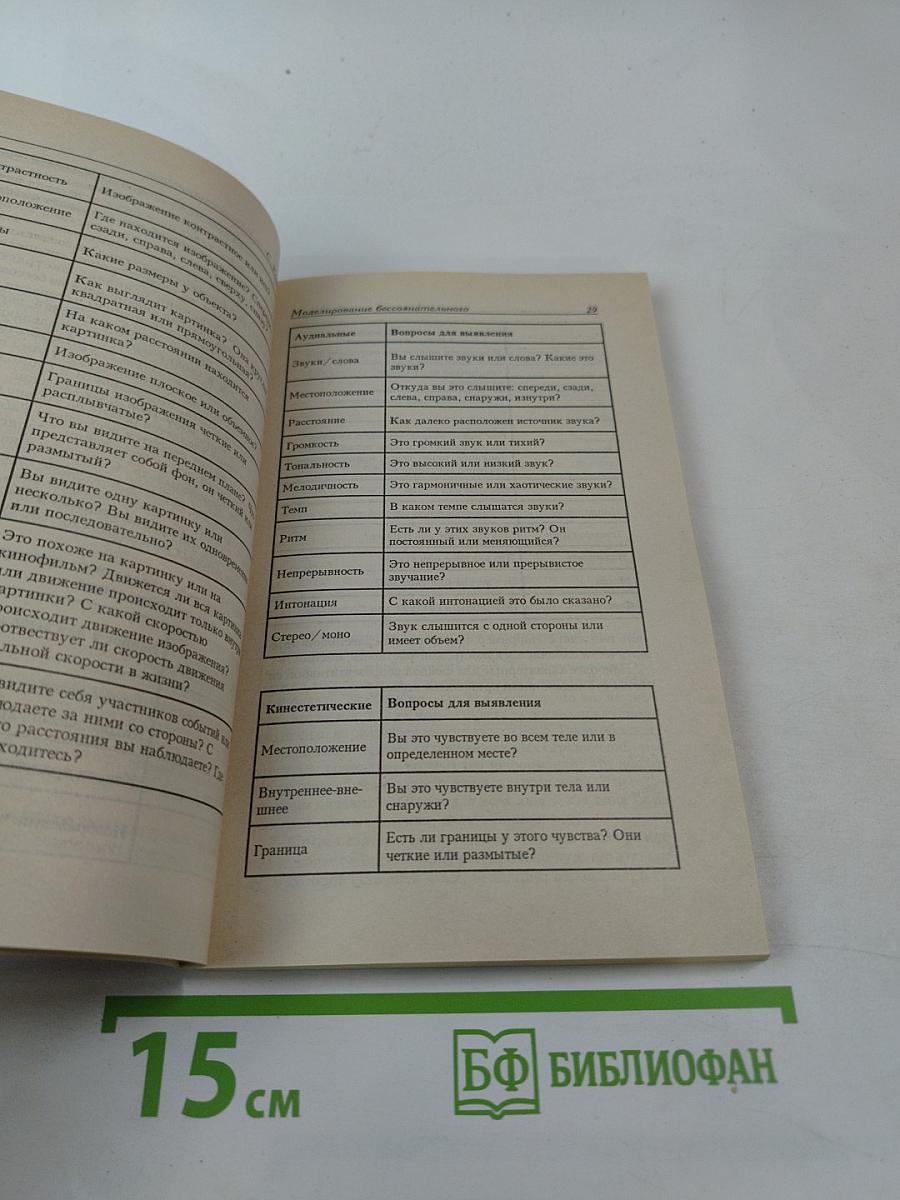 Моделирование бессознательного. Практика НЛП в российском контексте