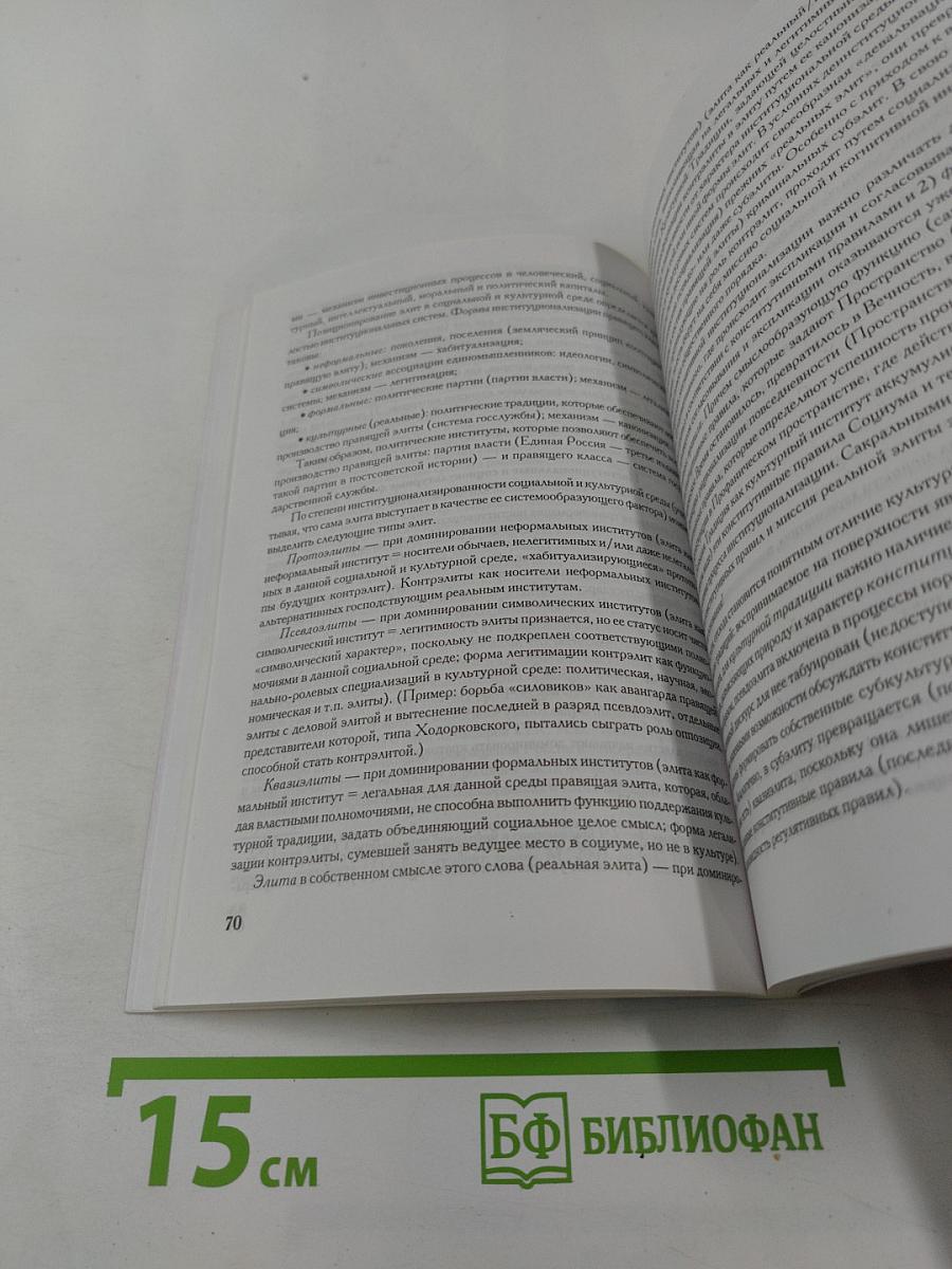 Микрополитика. Субъективные аспекты политического процесса в России
