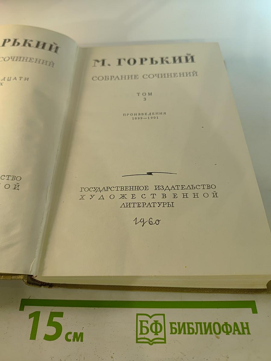 Собрание сочинений. Том 3. Произведения 1895–1901