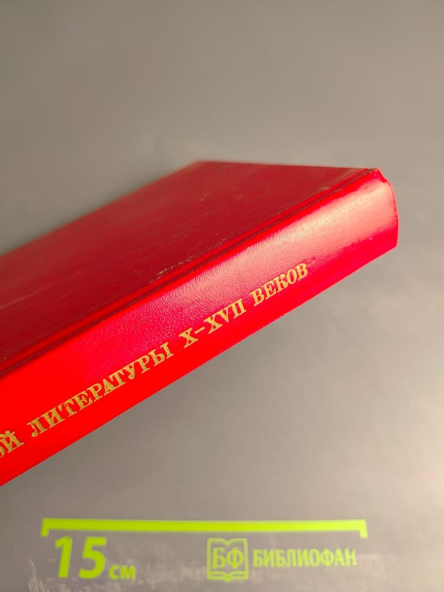 История русской литературы X-XVII веков