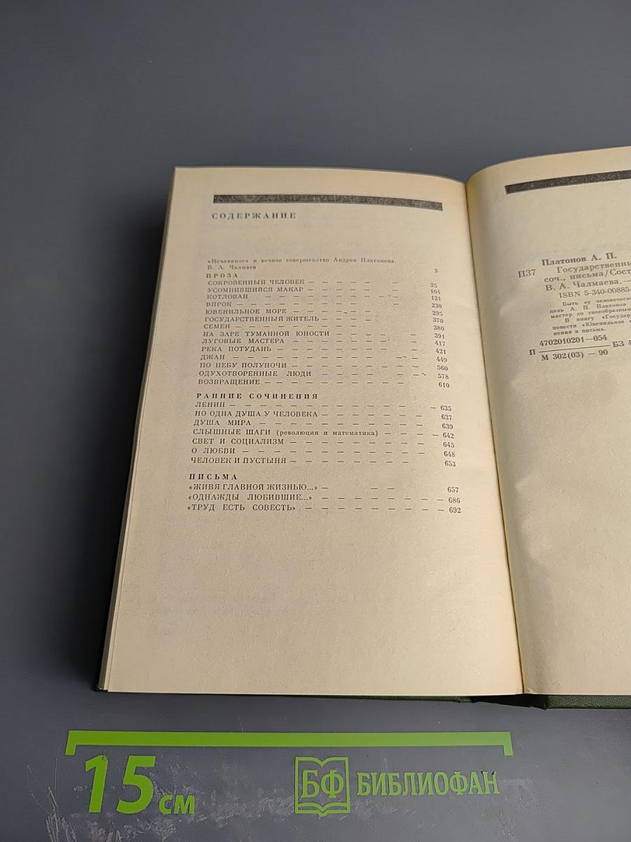 Андрей Платонов Государственный житель