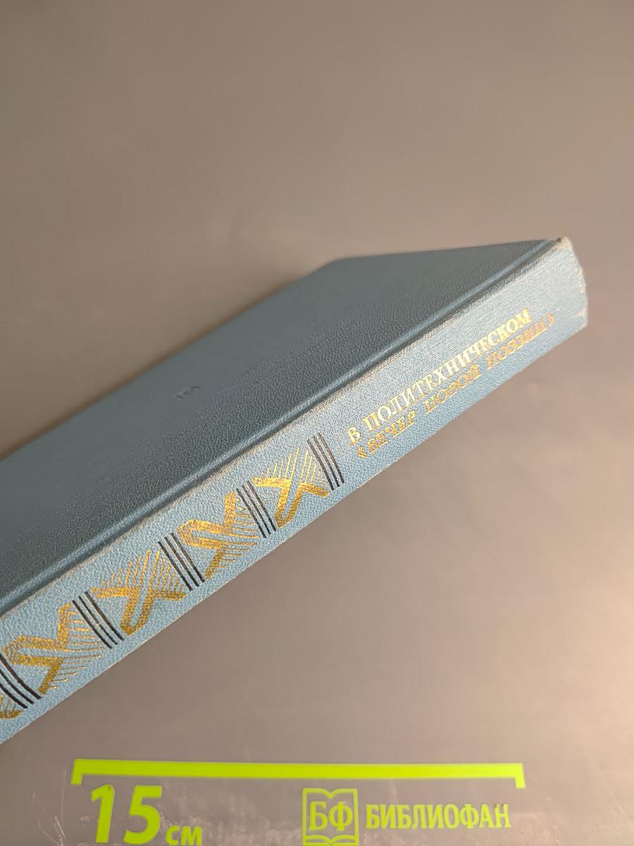 В Политехническом "Вечер новой поэзии": Стихи, статьи, манифесты, воспоминания (1917-1923)