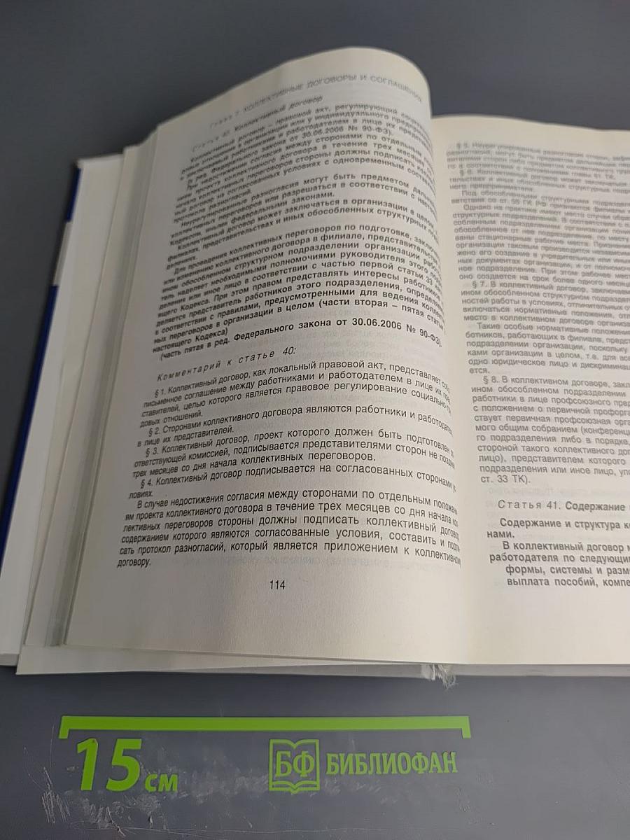 Комментарий постатейный к Трудовому кодексу Российской Федерации